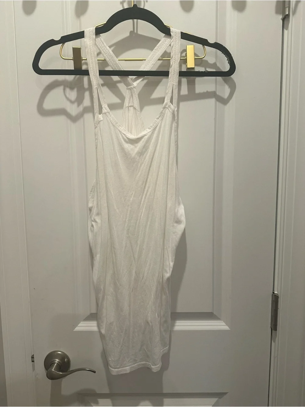 lululemon athletica White Racerback Tank Top